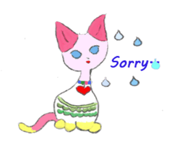 The story of my cute cat , Miria sticker #2084832