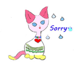The story of my cute cat , Miria sticker #2084832
