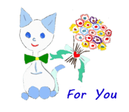 The story of my cute cat , Miria sticker #2084834