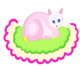 The story of my cute cat , Miria sticker #2084845