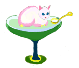 The story of my cute cat , Miria sticker #2084847