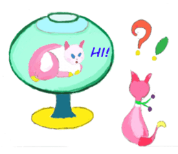 The story of my cute cat , Miria sticker #2084848