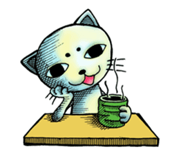 The kitty masker sticker #2084901