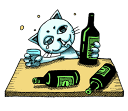 The kitty masker sticker #2084907