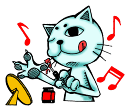 The kitty masker sticker #2084912