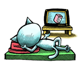 The kitty masker sticker #2084914