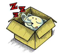 The kitty masker sticker #2084915