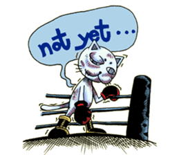 The kitty masker sticker #2084936