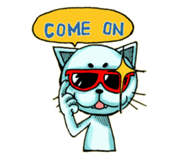 The kitty masker sticker #2084939