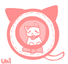 Uni cat's world sticker #2085046