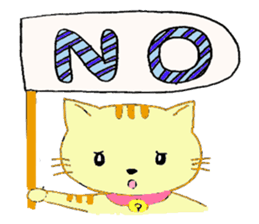 cute cat by Miko sticker #2085200