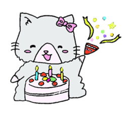 cute cat by Miko sticker #2085205