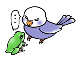 "Daily Budgerigar" With bird 04 sticker #2085353