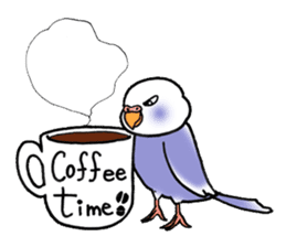 "Daily Budgerigar" With bird 04 sticker #2085364
