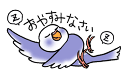 "Daily Budgerigar" With bird 04 sticker #2085365