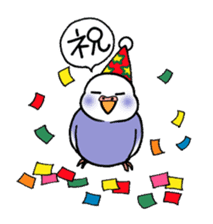 "Daily Budgerigar" With bird 04 sticker #2085368