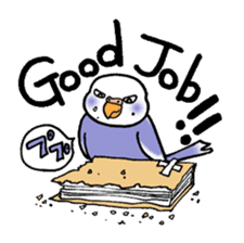 "Daily Budgerigar" With bird 04 sticker #2085370