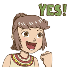 Tribe Girl Arna sticker #2085467