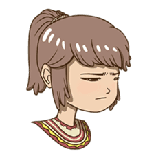 Tribe Girl Arna sticker #2085468