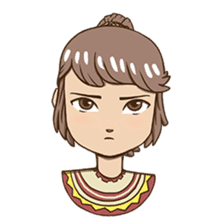Tribe Girl Arna sticker #2085475