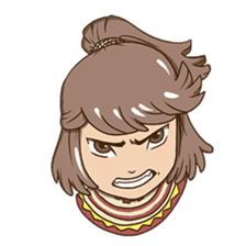 Tribe Girl Arna sticker #2085476