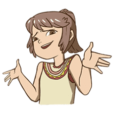 Tribe Girl Arna sticker #2085480