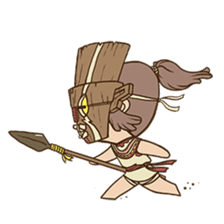 Tribe Girl Arna sticker #2085498