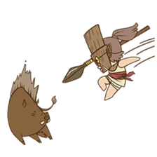 Tribe Girl Arna sticker #2085499