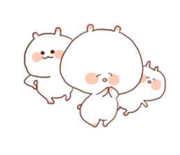 Playful Rabit sticker #2085525