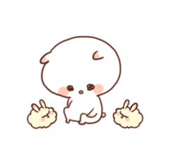 Playful Rabit sticker #2085532