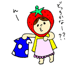 strawberry girl ICHIKO sticker #2086825