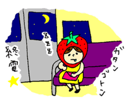 strawberry girl ICHIKO sticker #2086839