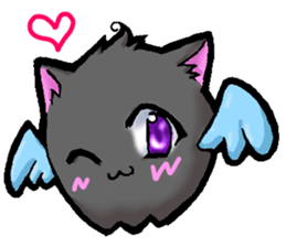 cat monster nana and nana's friends sticker #2087181