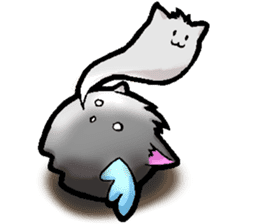cat monster nana and nana's friends sticker #2087187
