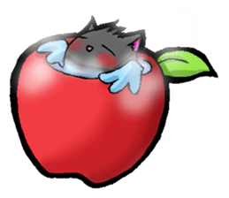 cat monster nana and nana's friends sticker #2087202