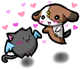 cat monster nana and nana's friends sticker #2087203