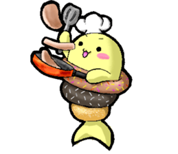 cat monster nana and nana's friends sticker #2087209