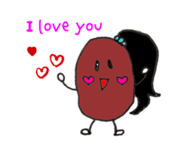 Little Miss Bean ! sticker #2087501