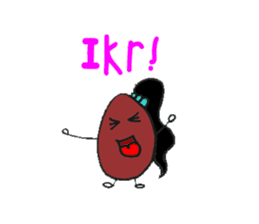 Little Miss Bean ! sticker #2087503
