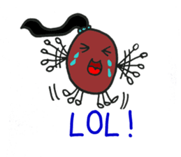 Little Miss Bean ! sticker #2087506