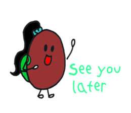 Little Miss Bean ! sticker #2087509