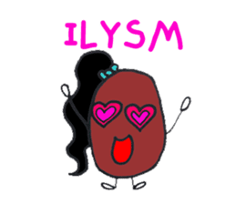 Little Miss Bean ! sticker #2087513