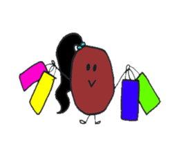 Little Miss Bean ! sticker #2087525