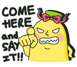 Haven't you read my message? (English) sticker #2087551