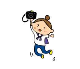 Camera Girl sticker #2088350