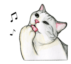 Lovely Cat Sticker sticker #2090322