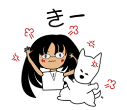 It is a kishu dog sticker #2090596