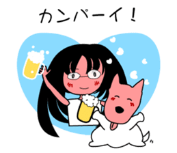 It is a kishu dog sticker #2090600