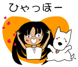 It is a kishu dog sticker #2090611