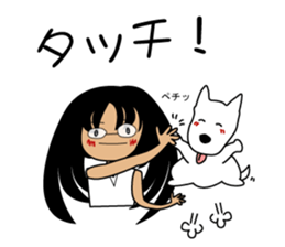 It is a kishu dog sticker #2090613